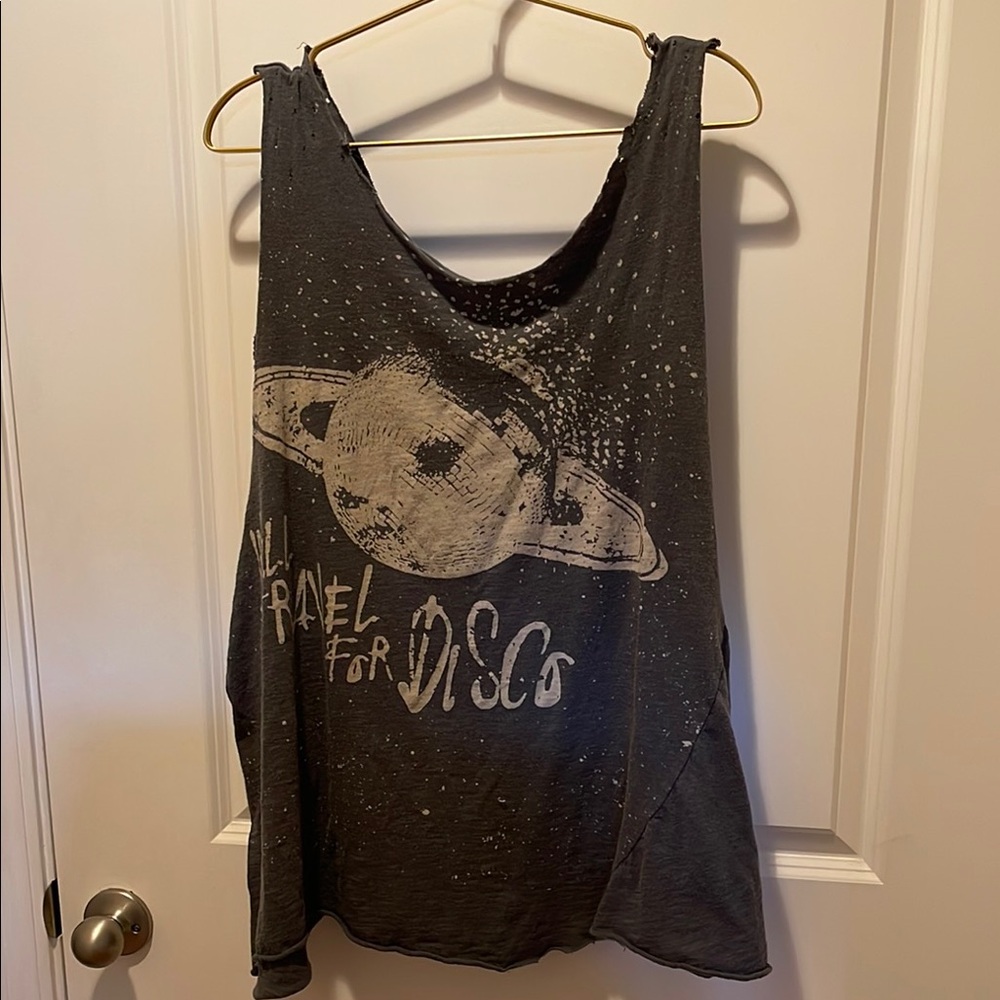Altered Magnolia Pearl Will Travel for Disco Boyfriend Tank in Ozzy